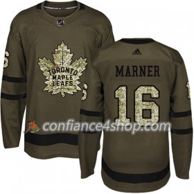 Adidas Maillot de Hockey Toronto Maple Leafs Mitchell Marner 16 2017-2018 Camo Vert Authentic - Homme